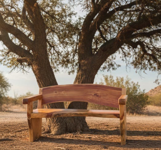 Banca Rústica N°6 – Madera de Álamo