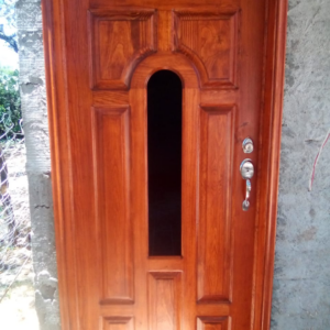 Puerta solida en madera de mezquite o madera pino al natural o entintada